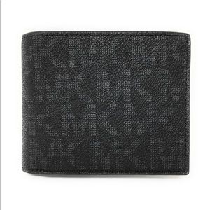 MICHAEL KORS JET SET MEN'S Billfold With Pass-Case Wallet